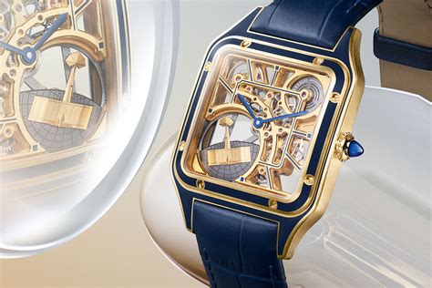 cartier santos dumont skeleton review|cartier skeleton iced out.